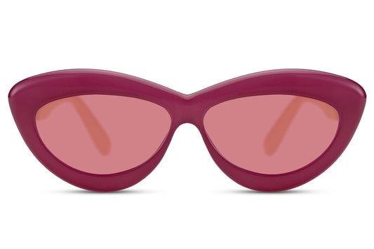 Purple Cat Eye Sunglasses
