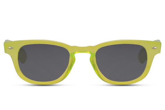 Trendy Yellow Color Wayfarer Sunglasses