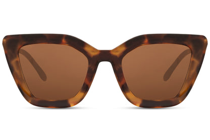 Animal Print Brown Cat Eye Sunglasses