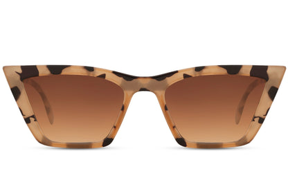 Leopard Print Cat Eye Sunglasses