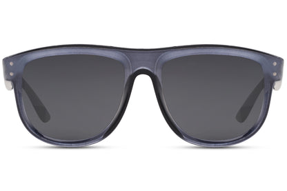 Oversized Black Wayfarer Sunglasses