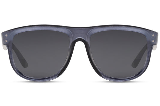 Oversized Black Wayfarer Sunglasses