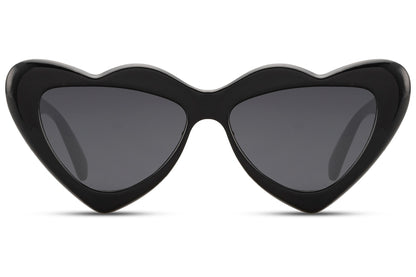 Heart Shape Black Colour  Sunglasses