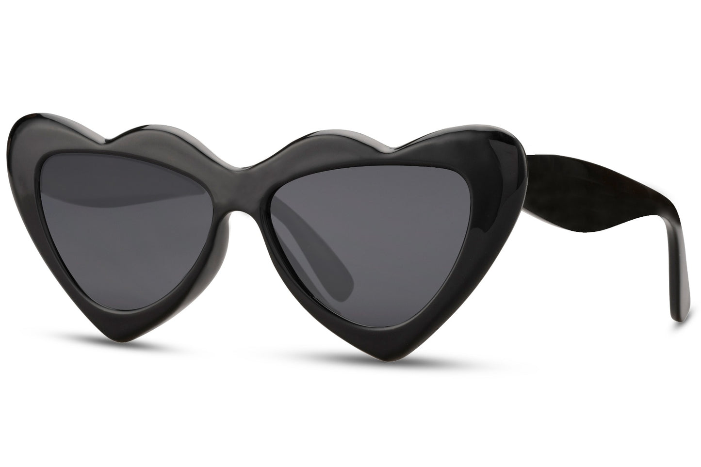 Heart Shape Black Colour  Sunglasses