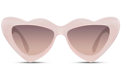 Heart Shape Purple Party Sunglasses