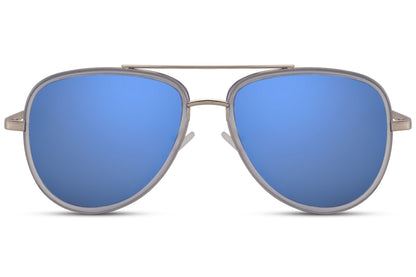 Buy Stylish Blue Color Aviator Sunglasses Men Online