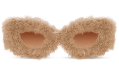 Soft Plush Sunglasses Women