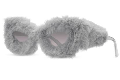 Soft Plush Party Wear Sunglasses Women