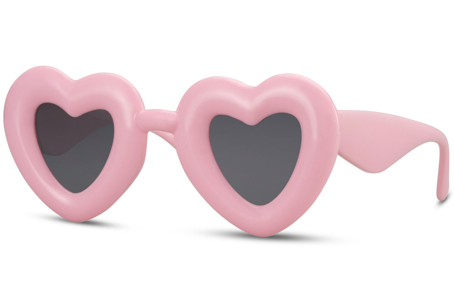 Heart Shape Pink Frame Sunglasses Women