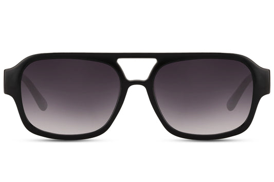 Black Aviator Sunglasses for Men and Women