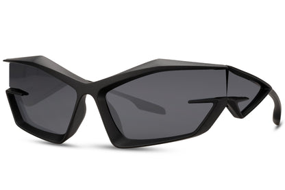 Giv Cut Party Wear Black Sunglasses