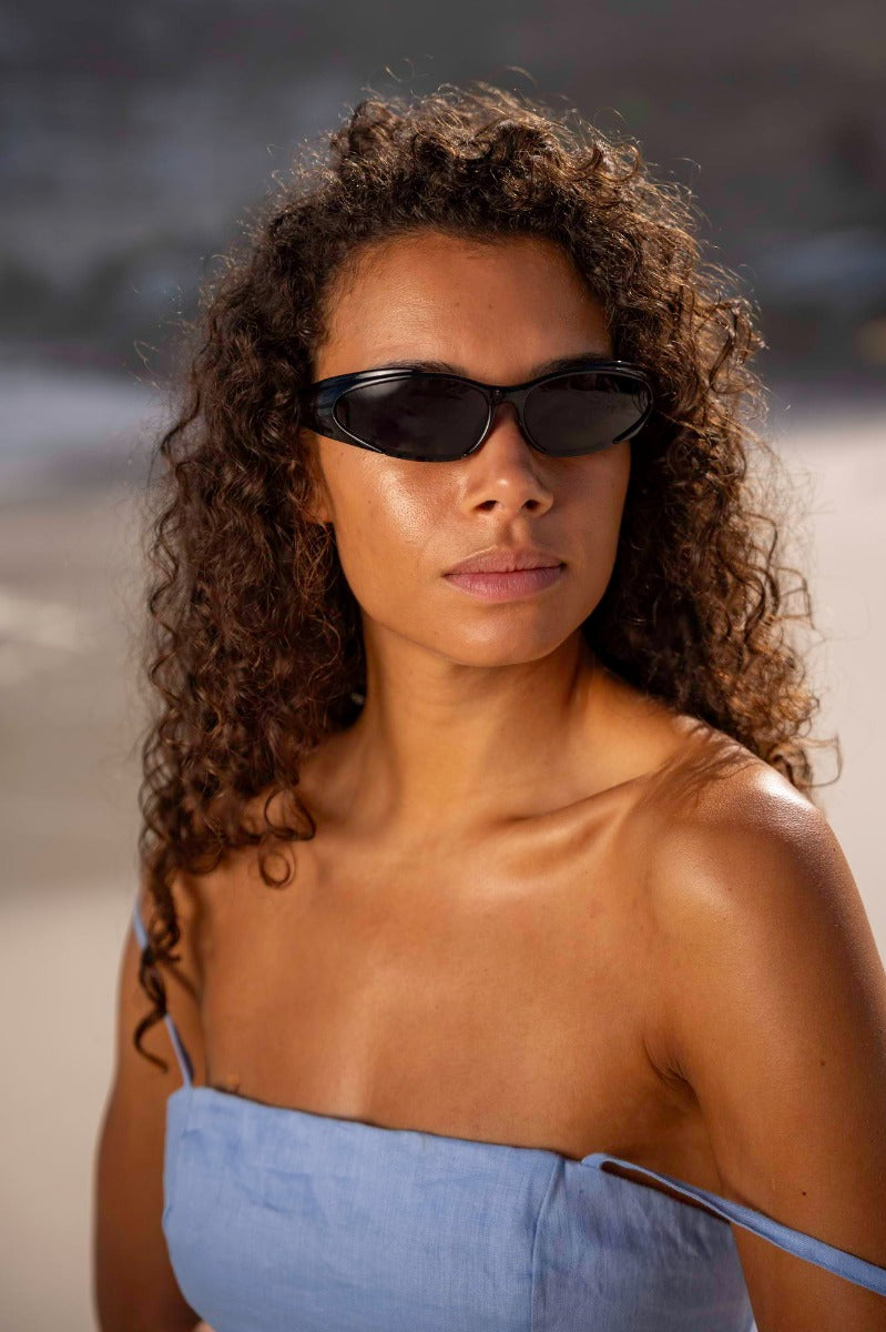 Black Sports Wear Sunglasses