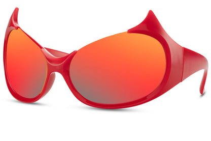 Party Wear Red Colour Sunglasses