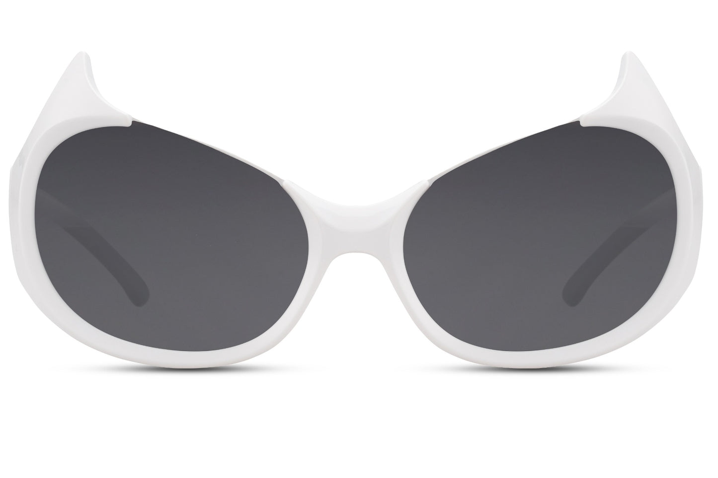 Trendy Style White Frame Party Wear Sunglass