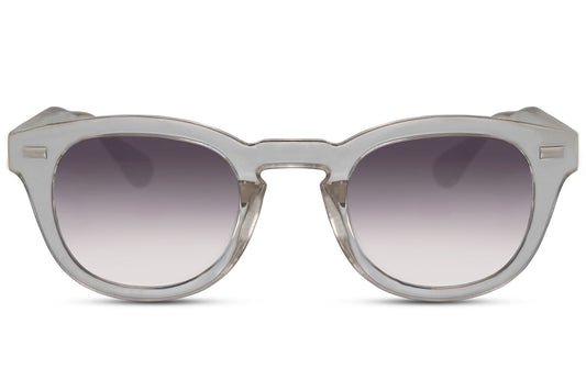 Transparent Frame Wayfarer Sunglasses