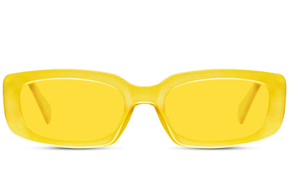 Party Wear Yellow Sunglasses