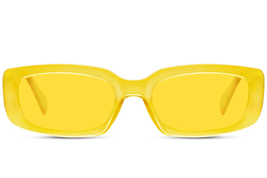 Party Wear Yellow Sunglasses