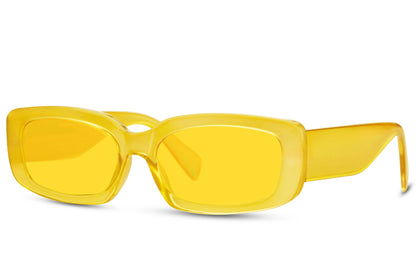 Party Wear Yellow Sunglasses