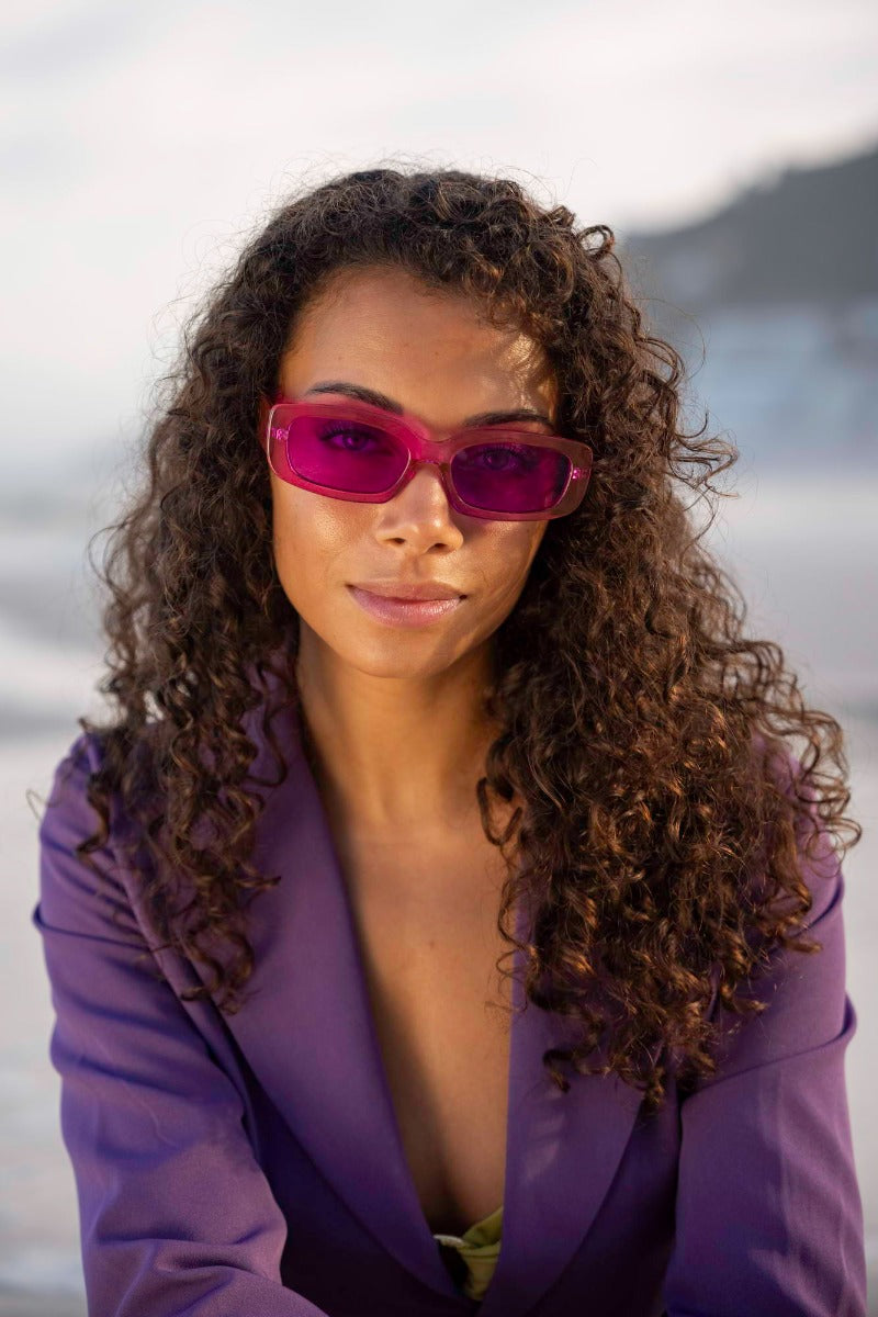 Party Wear Purple Sunglasses Women