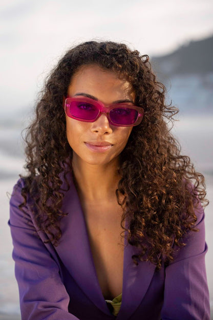 Party Wear Purple Sunglasses Women