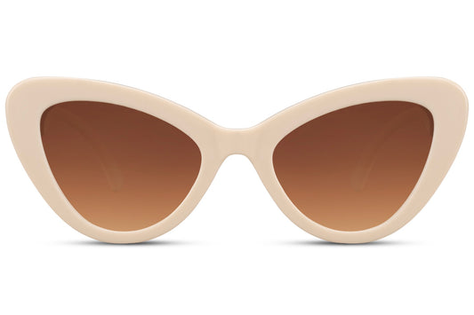 Light Pink Cat Eye Sunglasses for Women