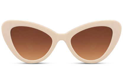 Light Pink Cat Eye Sunglasses for Women