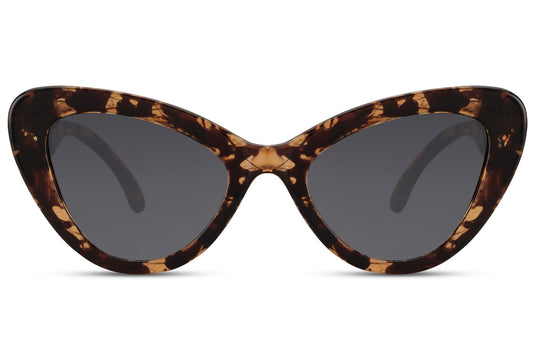 Vintage Animal Print Cat Eye Sunglasses For Women