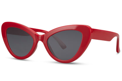 Red Frame Cat Eye Sunglasses For Women 1