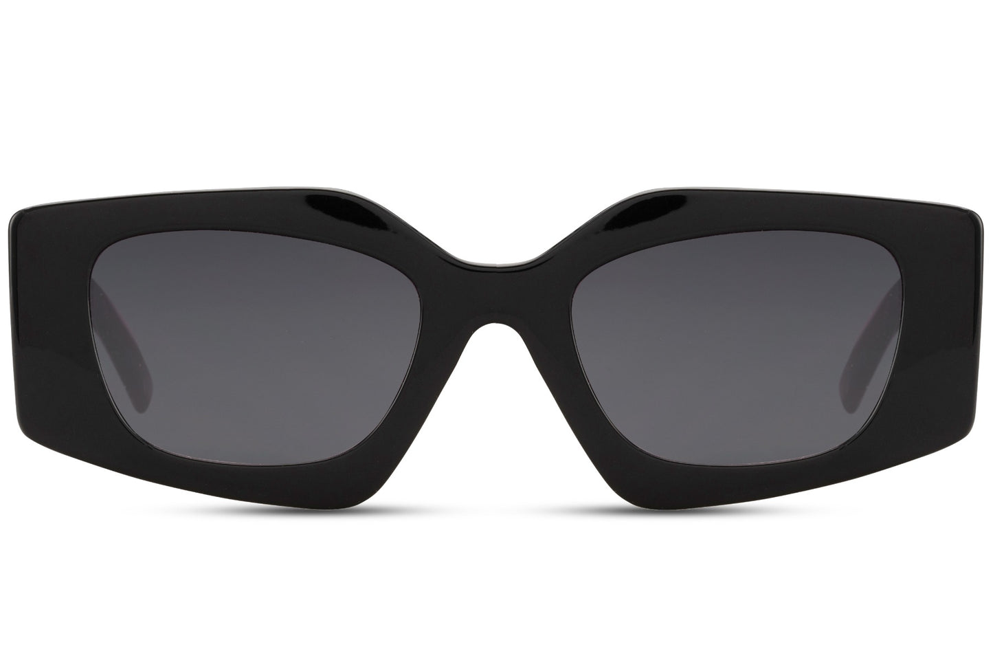 Black Rectangle Cat Eye Sunglasses 1