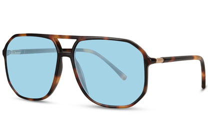 Blue Oversized Sunglasses Designer