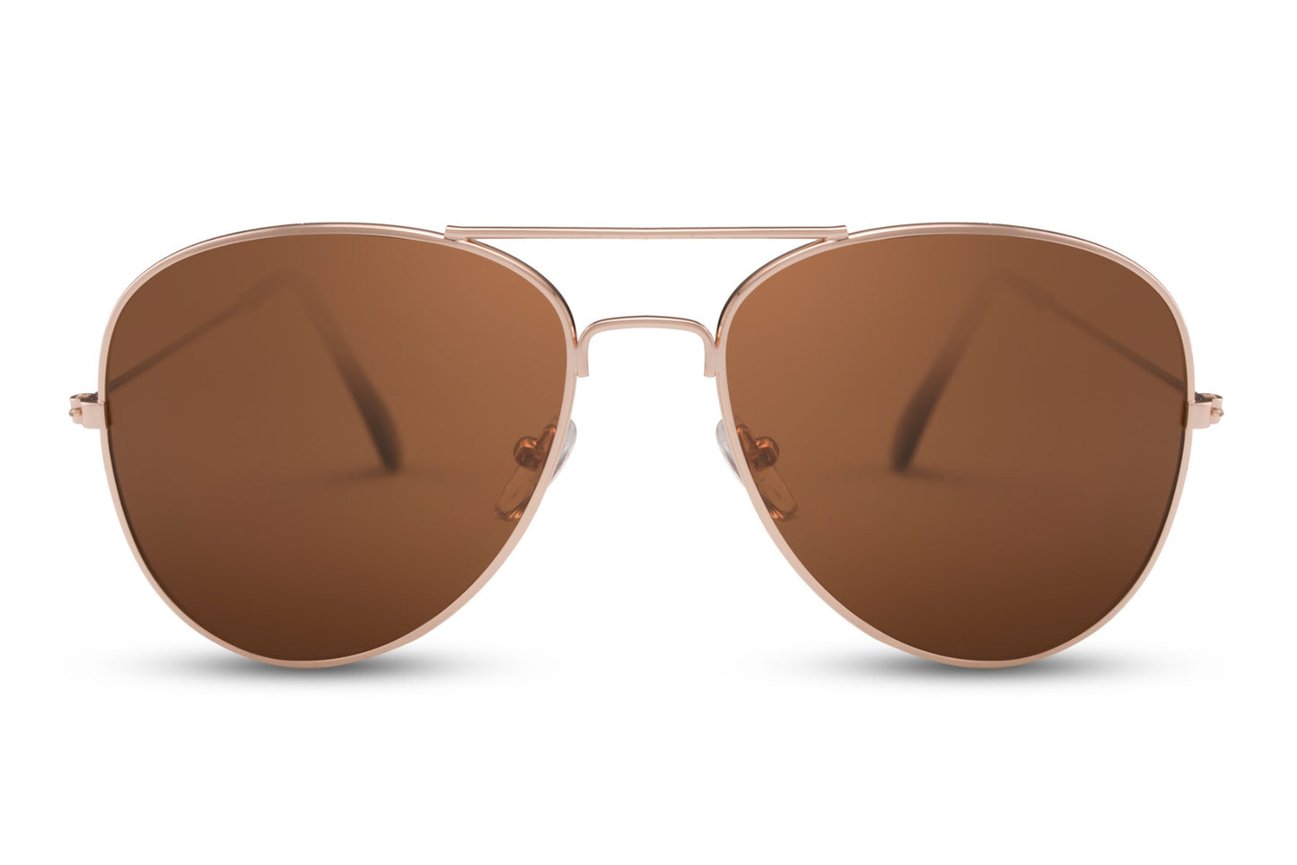 Classic Vintage Brown Aviator Sunglasses