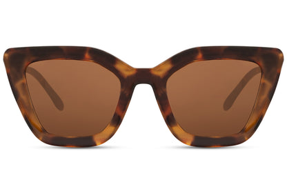 Animal Print Brown Cat Eye Sunglasses