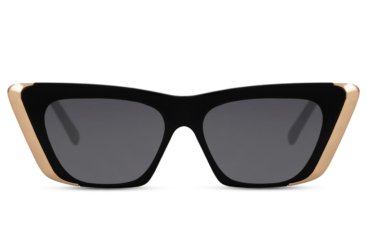 Black Frame Cat Eye Sunglasses 2