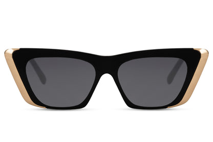 Black Frame Cat Eye Sunglasses 2