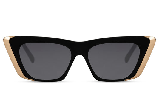 Black Frame Cat Eye Sunglasses 2