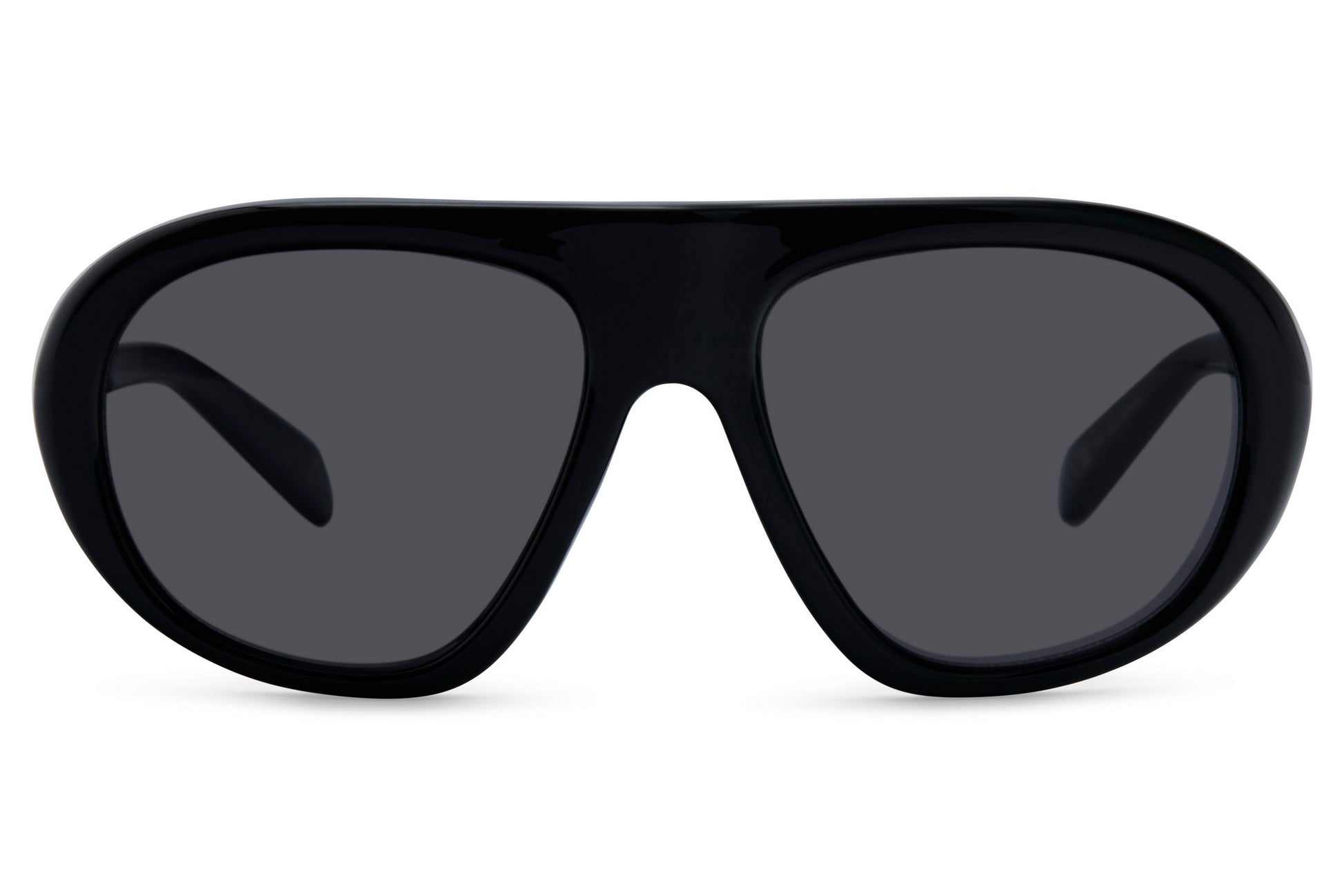Black Oversized Aviator Sunglasses Pilot Glasses