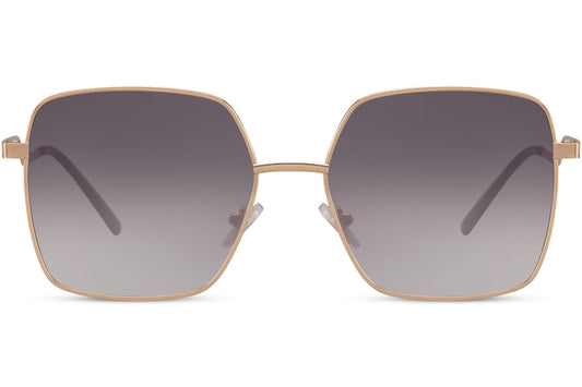 Black Square Rectangle Oversized Sunglasses