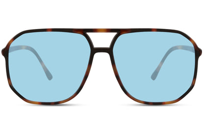 Blue Oversized Sunglasses Designer