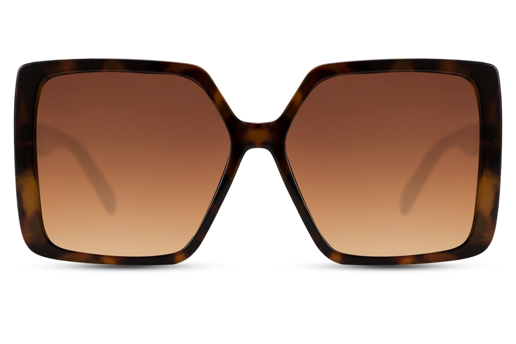Brown Oversized Sunglasses 