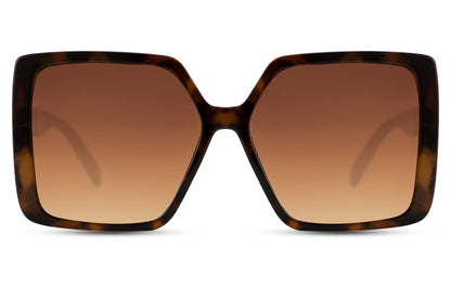 Brown Oversized Sunglasses 