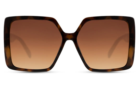 Brown Oversized Sunglasses 