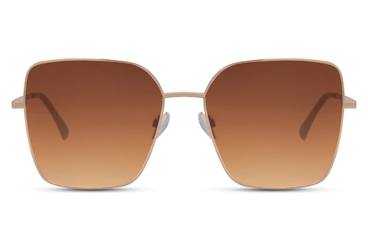 Buy Brown Oversized Sunglasses Women