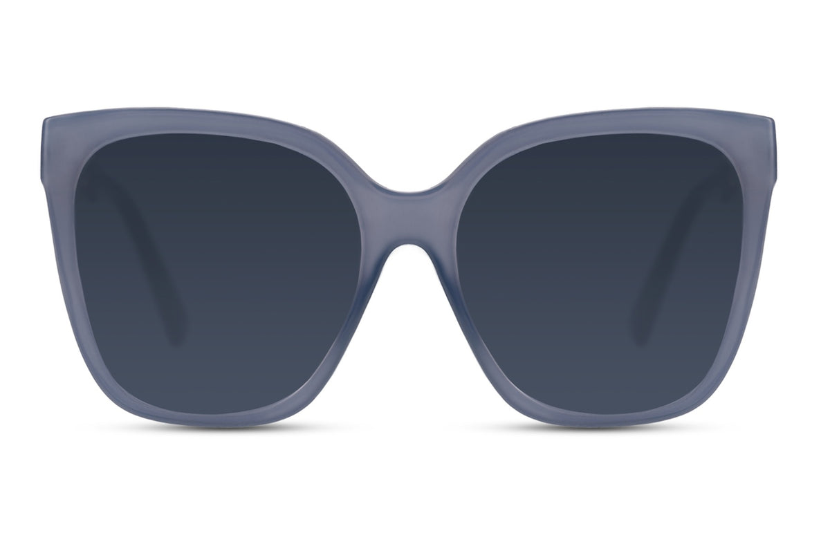 Classic Purple Frame Oversized Sunglasses for Women