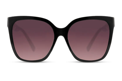 Classic Purple Oversized Sunglasses for Women