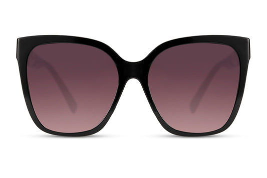 Classic Purple Oversized Sunglasses for Women
