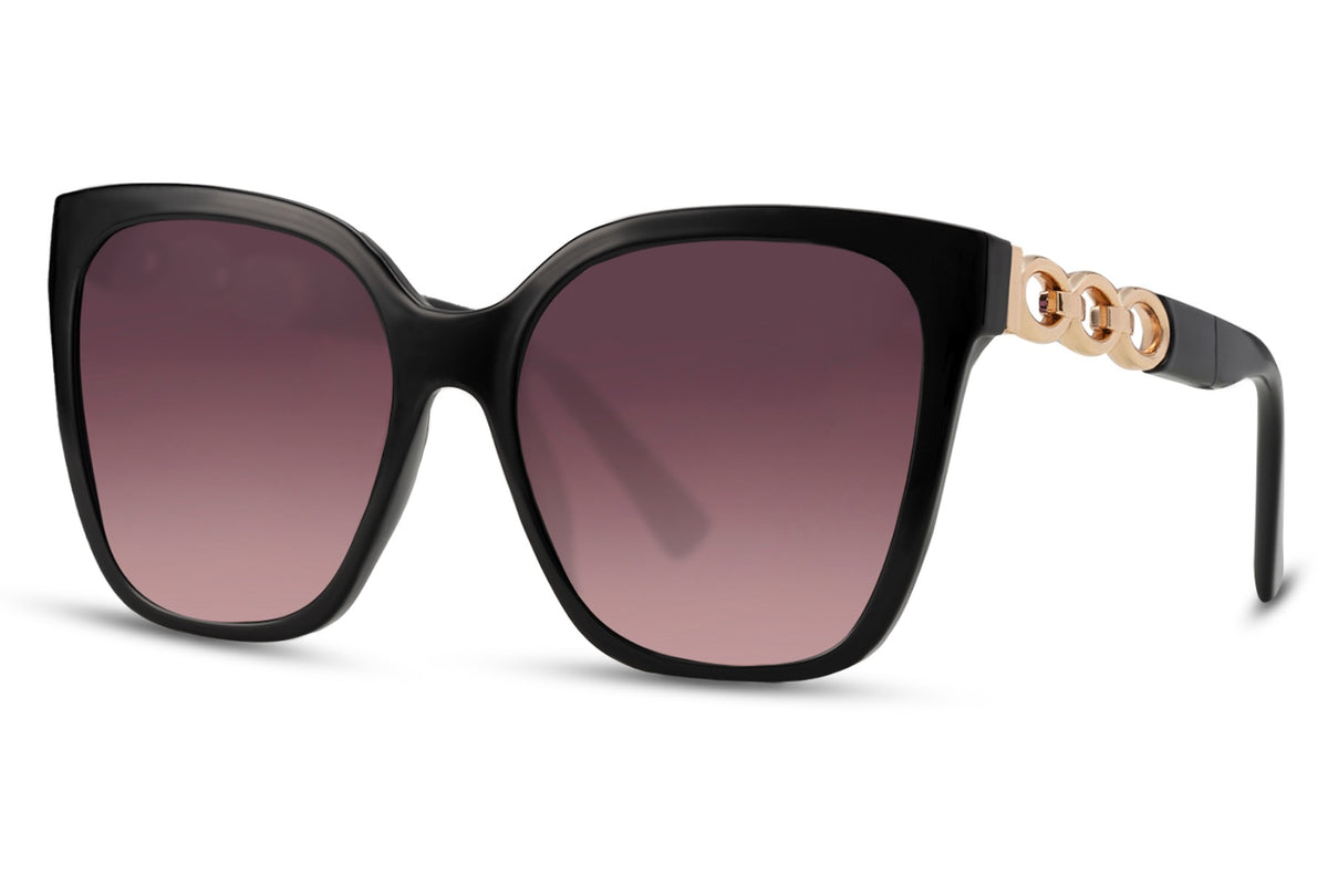 Classic Purple Oversized Sunglasses for Women UK