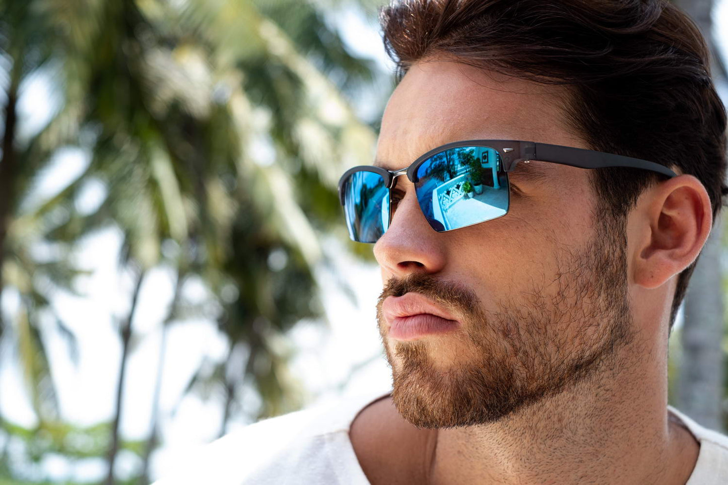 Designer Blue Color Clubmaster Sunglasses