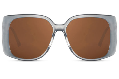 Designer Brown Oversized Sunglasses – Bold & Elegant Eyewear