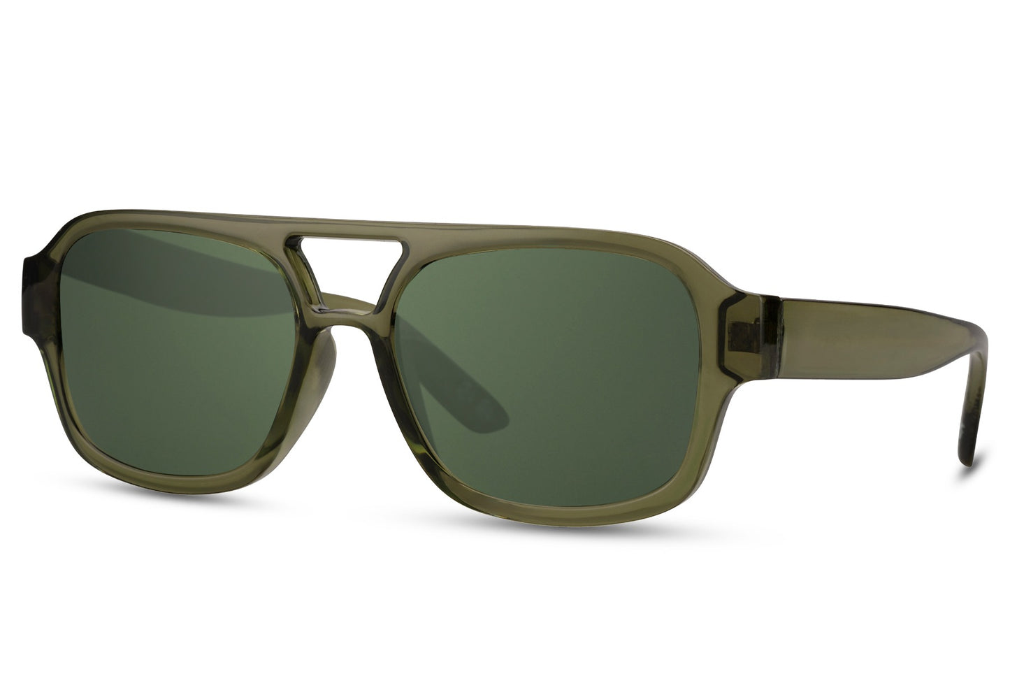 Green Aviator Sunglasses uk