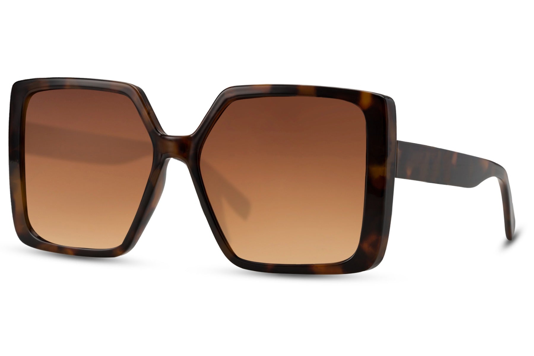 Leopard Brown Oversized Sunglasses
